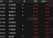 数据复盘丨谷子经济等概念走强 ，尾盘主力资金抢筹沪电股份等，龙虎榜机构净买入9股
