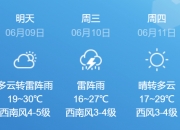 中央气象台今天6时继续发布高温黄色预警