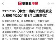 截至发稿，南向资金净买入超70亿港元