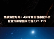 金融监管总局印发！事关普惠信贷