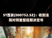 ST百利：控股股东被申请预重整