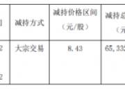 浙江荣泰：10月8日高管郑敏敏减持股份合计3万股