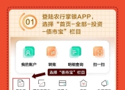 农业银行调整债市宝债券转托管转出限额