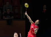 中国羽毛球大师赛：李怡婧/罗徐敏力克日本组合，国羽会师女双决赛