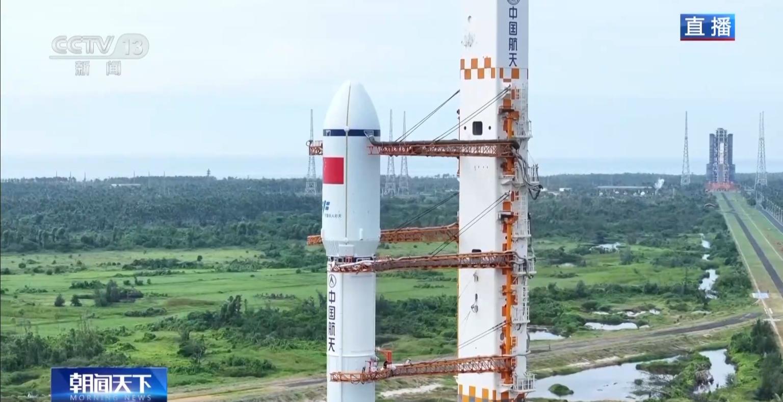 我国文昌航天发射场准备就绪确保天舟九号发射成功