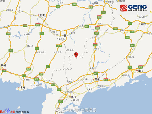 广西柳州再次发生5.2级地震